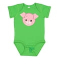 thumbnail image 1 of Inktastic Cute Pig, Little Pig, Pig Head, Pink Pig Boys or Girls Baby Bodysuit, 1 of 5