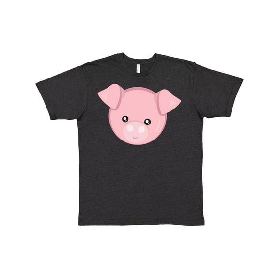 Inktastic Cute Pig, Little Pig, Pig Head, Pink Pig T-Shirt