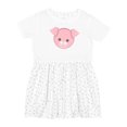 thumbnail image 1 of Inktastic Cute Pig, Little Pig, Piggy, Pink Pig Girls Toddler Dress, 1 of 5