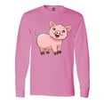 thumbnail image 1 of Inktastic Cute Pig Long Sleeve T-Shirt, 1 of 5