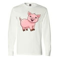 thumbnail image 1 of Inktastic Cute Pig Long Sleeve T-Shirt, 1 of 5