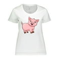 thumbnail image 1 of Inktastic Cute Pig Women's Plus Size T-Shirt, 1 of 5
