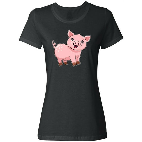 Inktastic Cute Pig Women's T-Shirt