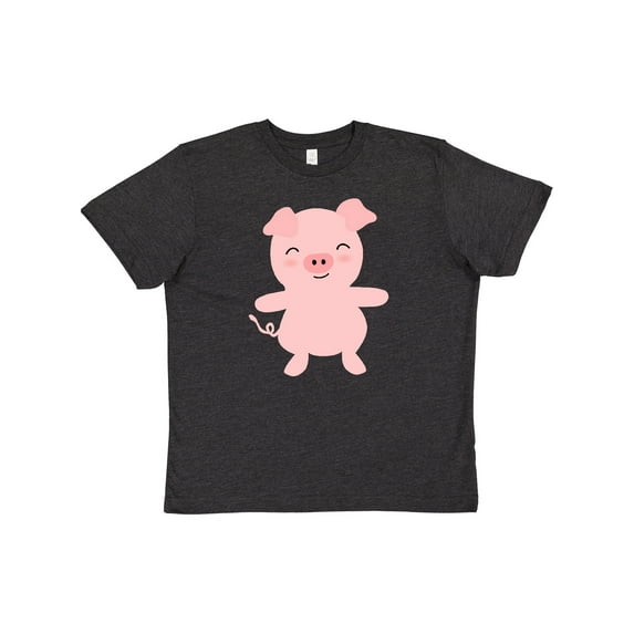Inktastic Cute Pig Youth T-Shirt