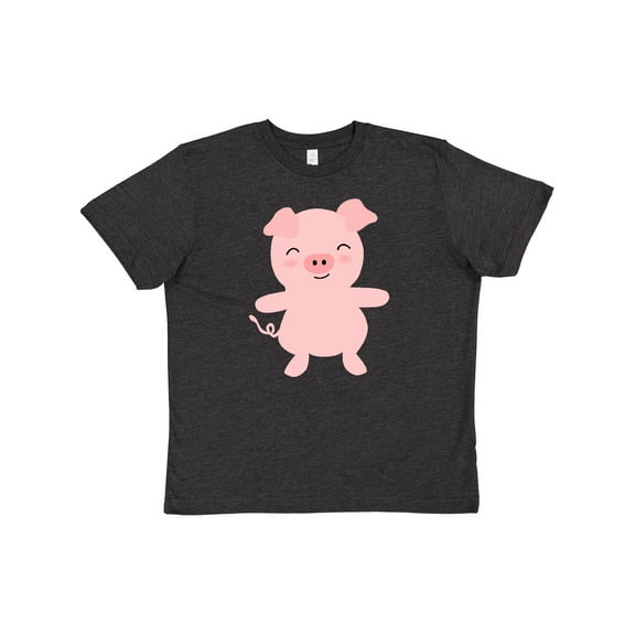 Inktastic Cute Pig Youth T-Shirt