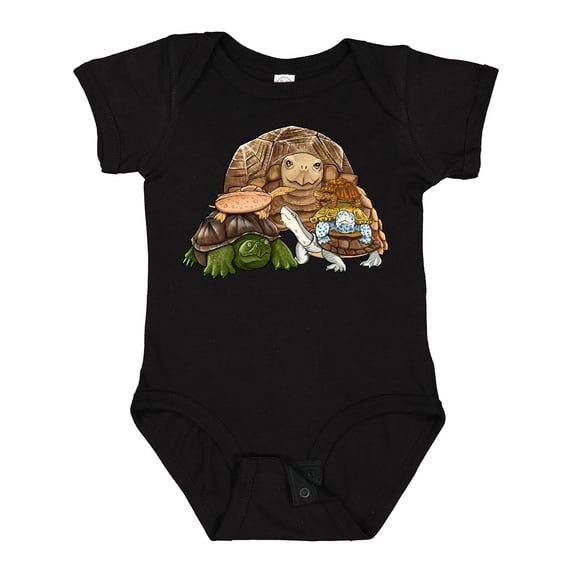 Inktastic Cute Pile of Turtles Boys or Girls Baby Bodysuit