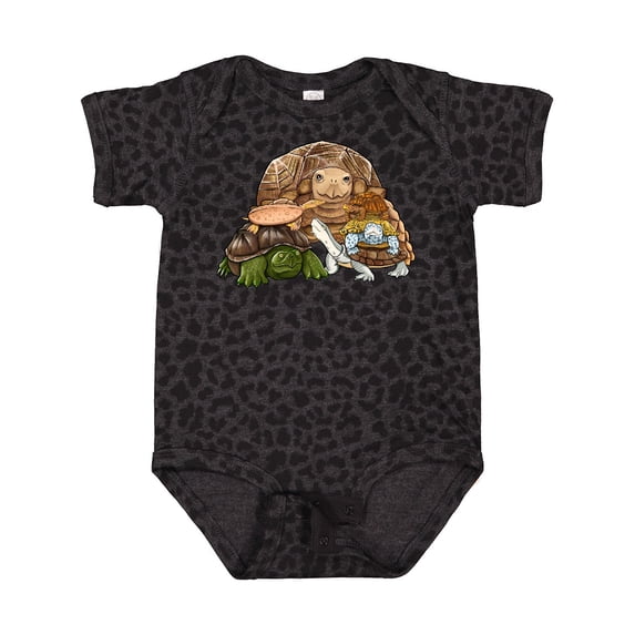 Inktastic Cute Pile of Turtles Boys or Girls Baby Bodysuit