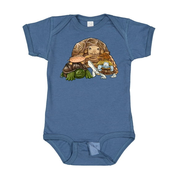 Inktastic Cute Pile of Turtles Boys or Girls Baby Bodysuit