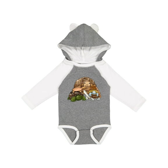 Inktastic Cute Pile of Turtles Boys or Girls Long Sleeve Baby Bodysuit