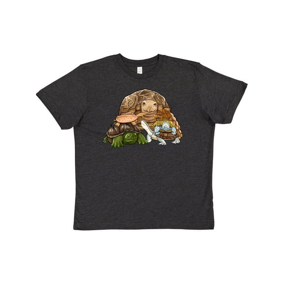 Inktastic Cute Pile of Turtles Youth T-Shirt
