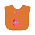 thumbnail image 1 of Inktastic Cute Pink Dinosaur Girls Baby Bib, 1 of 4