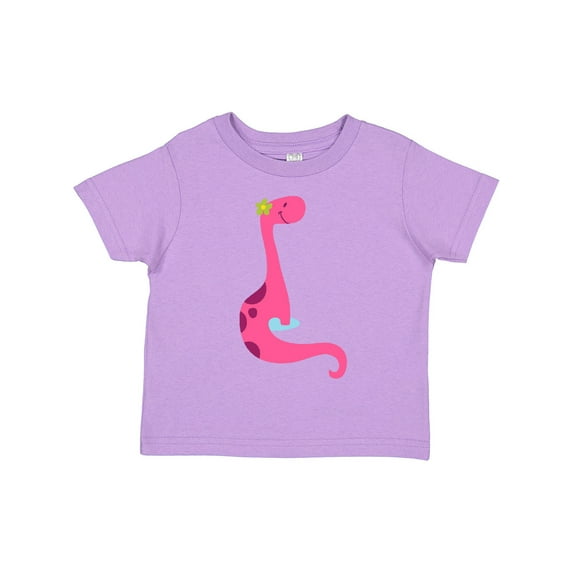 Inktastic Cute Pink Dinosaur Girls Toddler T-Shirt