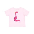 thumbnail image 1 of Inktastic Cute Pink Dinosaur Girls Toddler T-Shirt, 1 of 5