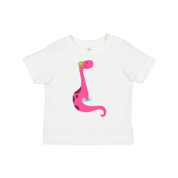 Inktastic Cute Pink Dinosaur Girls Toddler T-Shirt