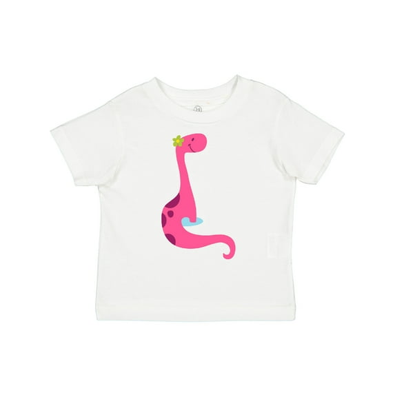 Inktastic Cute Pink Dinosaur Girls Toddler T-Shirt