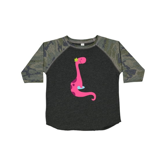 Inktastic Cute Pink Dinosaur Girls Toddler T-Shirt