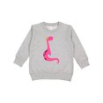 thumbnail image 1 of Inktastic Cute Pink Dinosaur Toddler Sweatshirt, 1 of 4