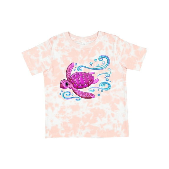 Inktastic Cute Pink Sea Turtle Boys or Girls Toddler T-Shirt