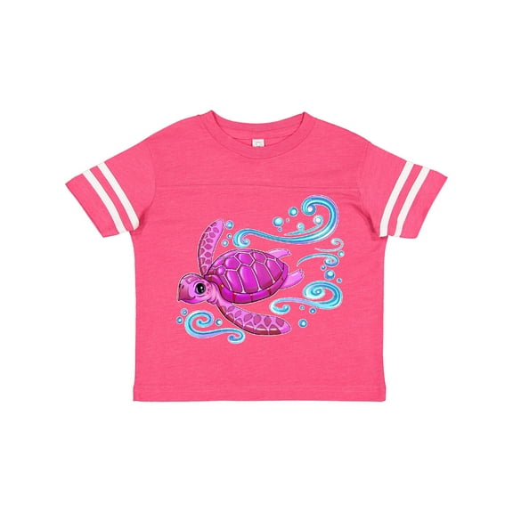 Inktastic Cute Pink Sea Turtle Boys or Girls Toddler T-Shirt