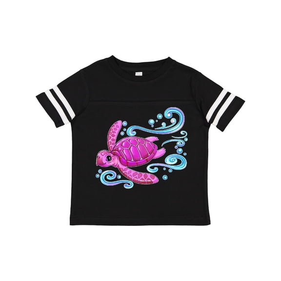 Inktastic Cute Pink Sea Turtle Boys or Girls Toddler T-Shirt