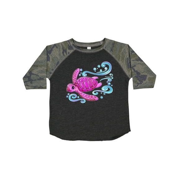 Inktastic Cute Pink Sea Turtle Boys or Girls Toddler T-Shirt