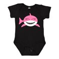 thumbnail image 1 of Inktastic Cute Pink Shark Boys or Girls Baby Bodysuit, 1 of 5