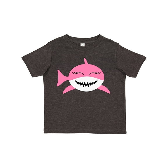 Inktastic Cute Pink Shark Boys or Girls Toddler T-Shirt