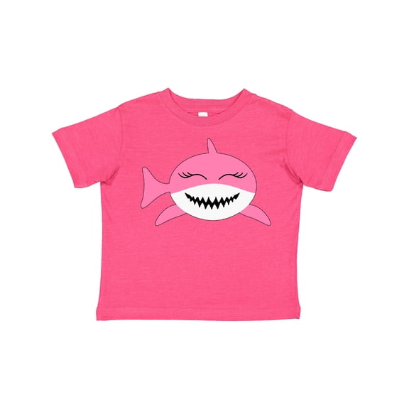 Inktastic Cute Pink Shark Boys or Girls Toddler T-Shirt