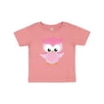 thumbnail image 1 of Inktastic Cute Pink Spring Owl Girls Baby T-Shirt, 1 of 5