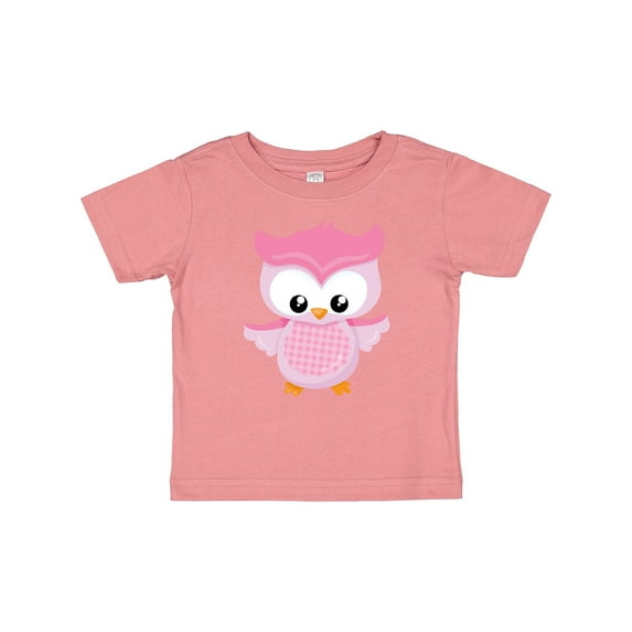 Inktastic Cute Pink Spring Owl Girls Baby T-Shirt