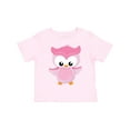 thumbnail image 1 of Inktastic Cute Pink Spring Owl Girls Toddler T-Shirt, 1 of 5