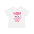 thumbnail image 1 of Inktastic Cute Pink Spring Owl Girls Toddler T-Shirt, 1 of 5
