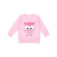 thumbnail image 1 of Inktastic Cute Pink Spring Owl Toddler Sweatshirt, 1 of 4
