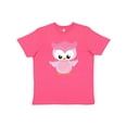 thumbnail image 1 of Inktastic Cute Pink Spring Owl Youth T-Shirt, 1 of 5