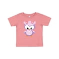 thumbnail image 1 of Inktastic Cute Pink and Purple Owl Girls Baby T-Shirt, 1 of 5