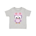 thumbnail image 1 of Inktastic Cute Pink and Purple Owl Girls Toddler T-Shirt, 1 of 5