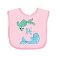 thumbnail image 1 of Inktastic Cute Pisces the Fish Zodiac Sign Boys or Girls Baby Bib, 1 of 4
