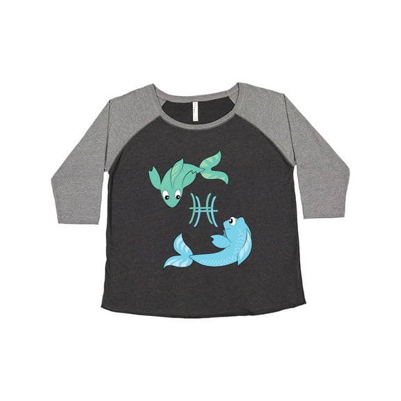 Inktastic Cute Pisces the Fish Zodiac Sign Women's Plus Size T-Shirt