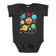 thumbnail image 1 of Inktastic Cute Planets, Kawaii Planets, Space, Cosmos, Stars Boys or Girls Baby Bodysuit, 1 of 5