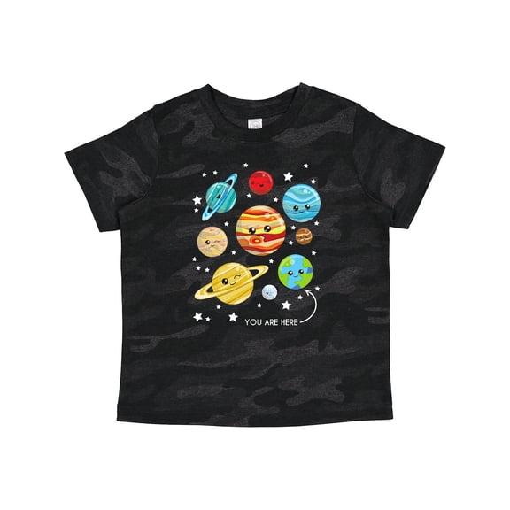 Inktastic Cute Planets, Kawaii Planets, Space, Cosmos, Stars Boys or Girls Toddler T-Shirt