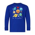 thumbnail image 1 of Inktastic Cute Planets, Kawaii Planets, Space, Cosmos, Stars Long Sleeve Youth T-Shirt, 1 of 5