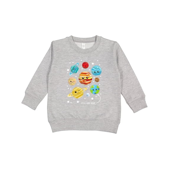 Inktastic Cute Planets, Kawaii Planets, Space, Cosmos, Stars Toddler Sweatshirt