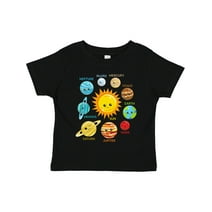 Inktastic Cute Planets, Solar System, Space, Cosmos, Galaxy Boys or Girls Toddler T-Shirt
