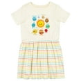 thumbnail image 1 of Inktastic Cute Planets, Solar System, Space, Cosmos, Galaxy Girls Toddler Dress, 1 of 5