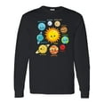 thumbnail image 1 of Inktastic Cute Planets, Solar System, Space, Cosmos, Galaxy Long Sleeve T-Shirt, 1 of 5