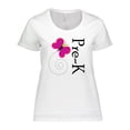thumbnail image 1 of Inktastic Cute Pre-K Preschool Butterfly Women's Plus Size T-Shirt, 1 of 5