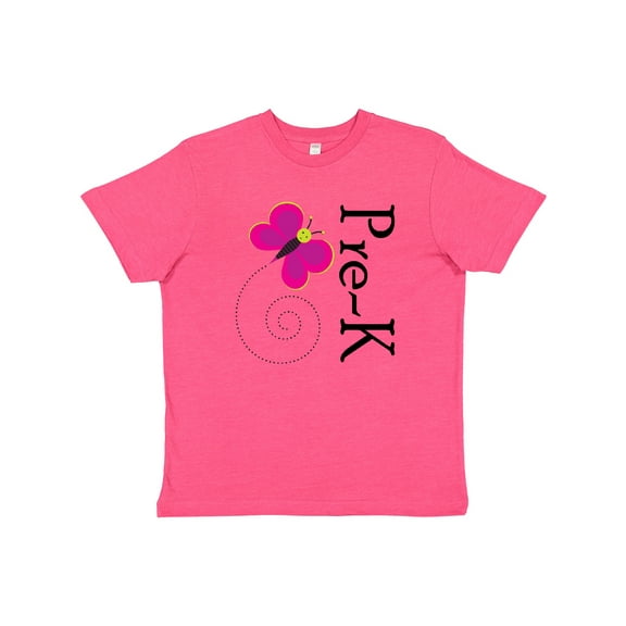 Inktastic Cute Pre-K Preschool Butterfly Youth T-Shirt