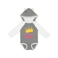thumbnail image 1 of Inktastic Cute Princess is One 1st Birthday Girls Long Sleeve Baby Bodysuit, 1 of 5