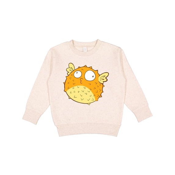 Inktastic Cute Pufferfish Toddler Sweatshirt