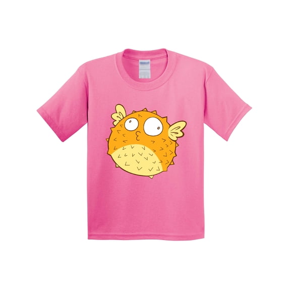 Inktastic Cute Pufferfish Youth T-Shirt